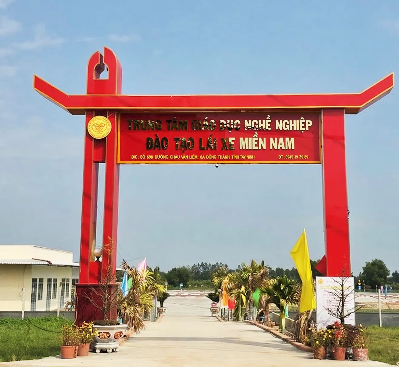 Cơ sở Trung tâm GDNN Đào tạo Lái xe Miền Nam tại Tây Ninh